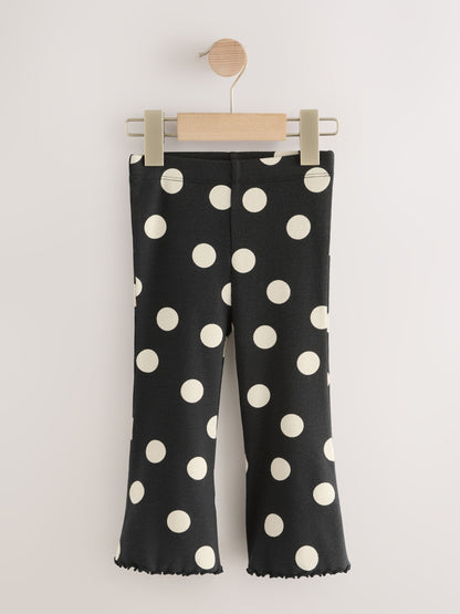 Animal Print Flared Leggings 5 Pack (3mths-7yrs) - Size 3-6 Months (62-68cm)