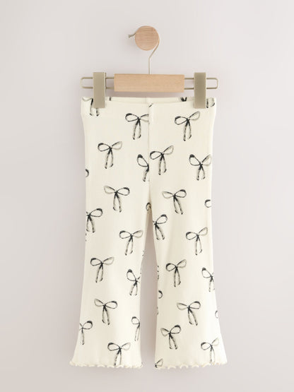 Animal Print Flared Leggings 5 Pack (3mths-7yrs) - Size 3-6 Months (62-68cm)