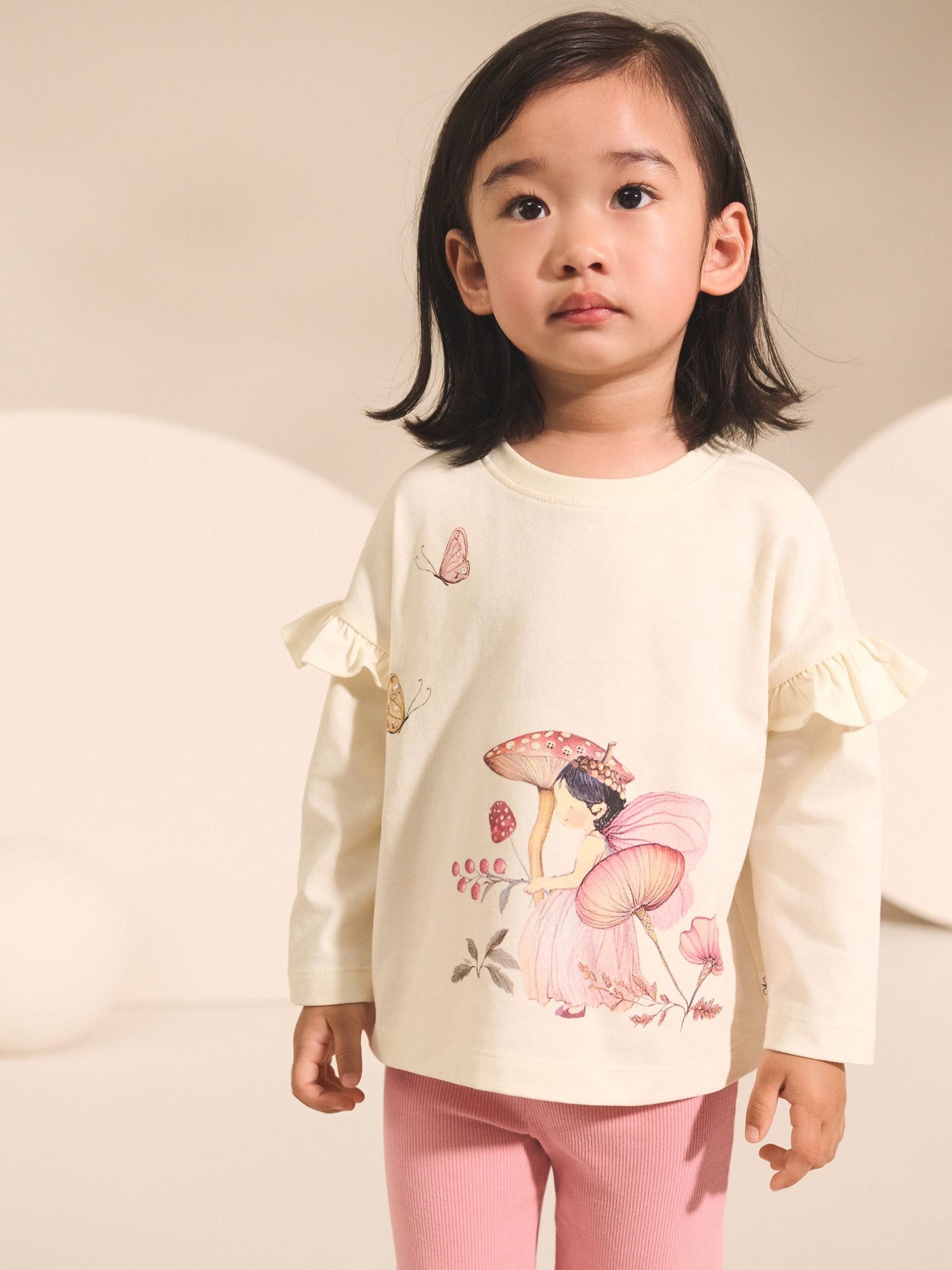 Green Fairy Long Sleeve Tops 4 Pack (3mths-7yrs) - Size 3-6 Months (62-68cm)