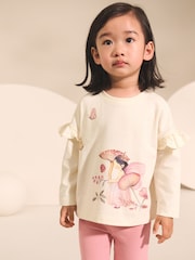 Green Fairy Long Sleeve Tops 4 Pack (3mths-7yrs) - Size 3-6 Months (62-68cm)