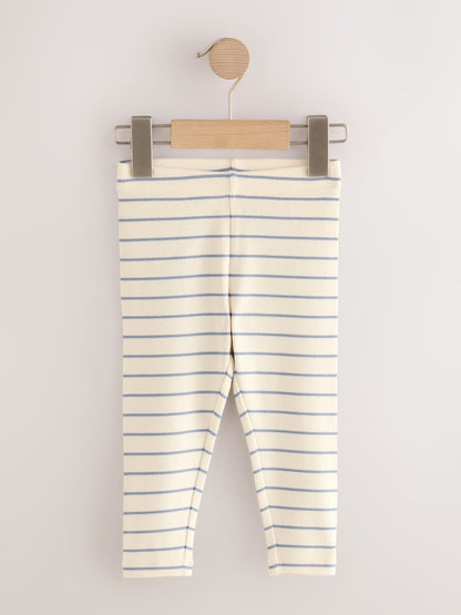 Rainbow Ribbed Leggings 5 Pack (3mths-7yrs) - Size 3-6 Months (62-68cm)