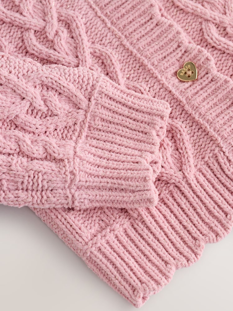 Baker by Ted Baker Knitted Corsage Cardigan - Size Up To 3 Months (50 - 62cm)