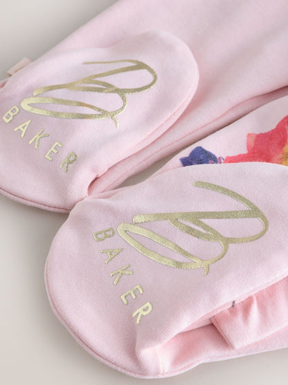 Baker by Ted Baker 2 Piece Frill Sleepsuit &amp; Bib Set