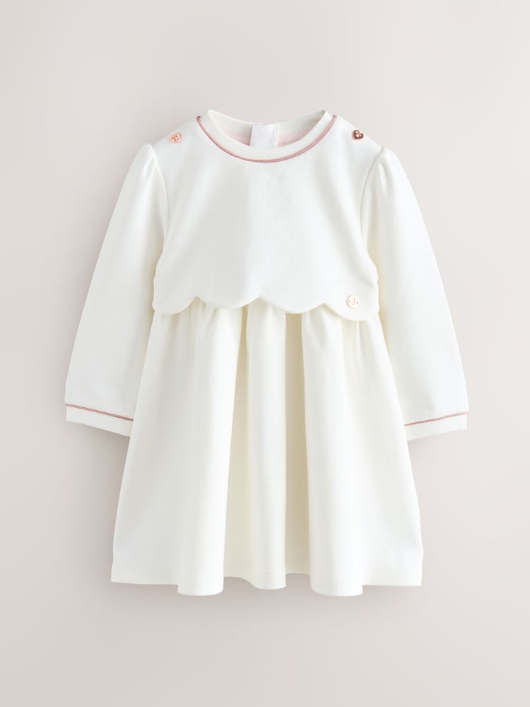 Baker by Ted Baker Scallop Ponte Dress