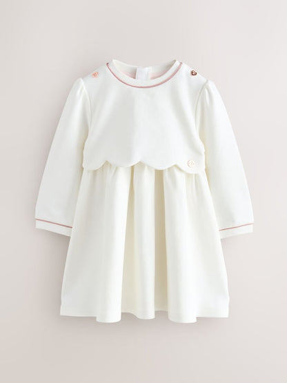 Baker by Ted Baker Scallop Ponte Dress