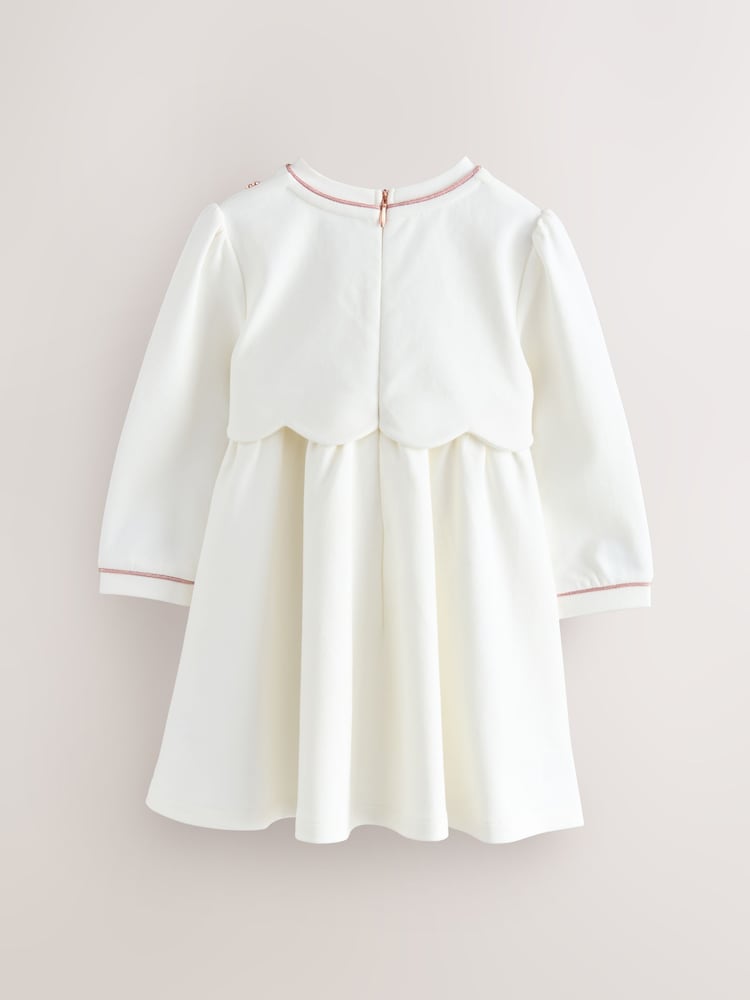 Baker by Ted Baker Scallop Ponte Dress