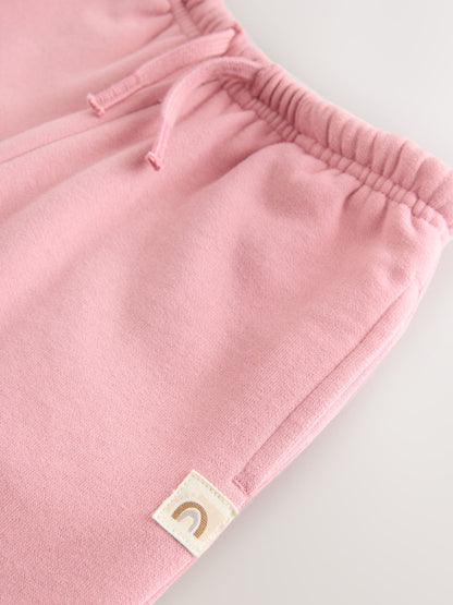 Rose Pink Wide Leg Sweat Joggers (3mths-7yrs) - Size 6-9 Months (68-74cm)