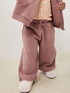 Mocha Brown Wide Leg Sweat Joggers (3mths-7yrs) - Size 3-6 Months (62-68cm) - Mocha Brown Wide Leg Sweat
