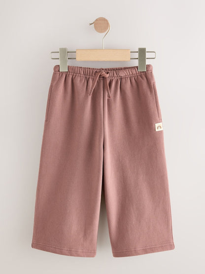 Mocha Brown Wide Leg Sweat Joggers (3mths-7yrs)