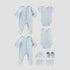 Set of 8 Juniors Clothing Gift Set with Snap Button Closure - Blue
