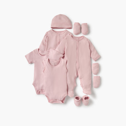 Juniors Solid 8-piece Apparel Set