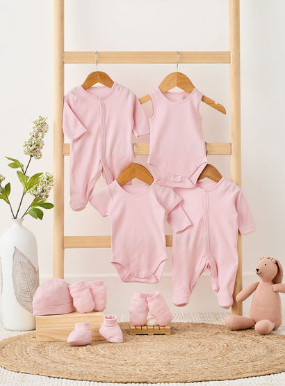 Set of 8 Juniors Clothing Gift Set with Snap Button Closure-baby-girls-clothing-setsandcoords-image-10