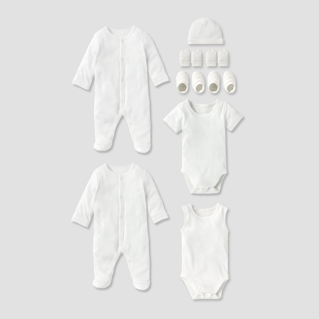 Juniors Solid 8-piece Apparel Set
