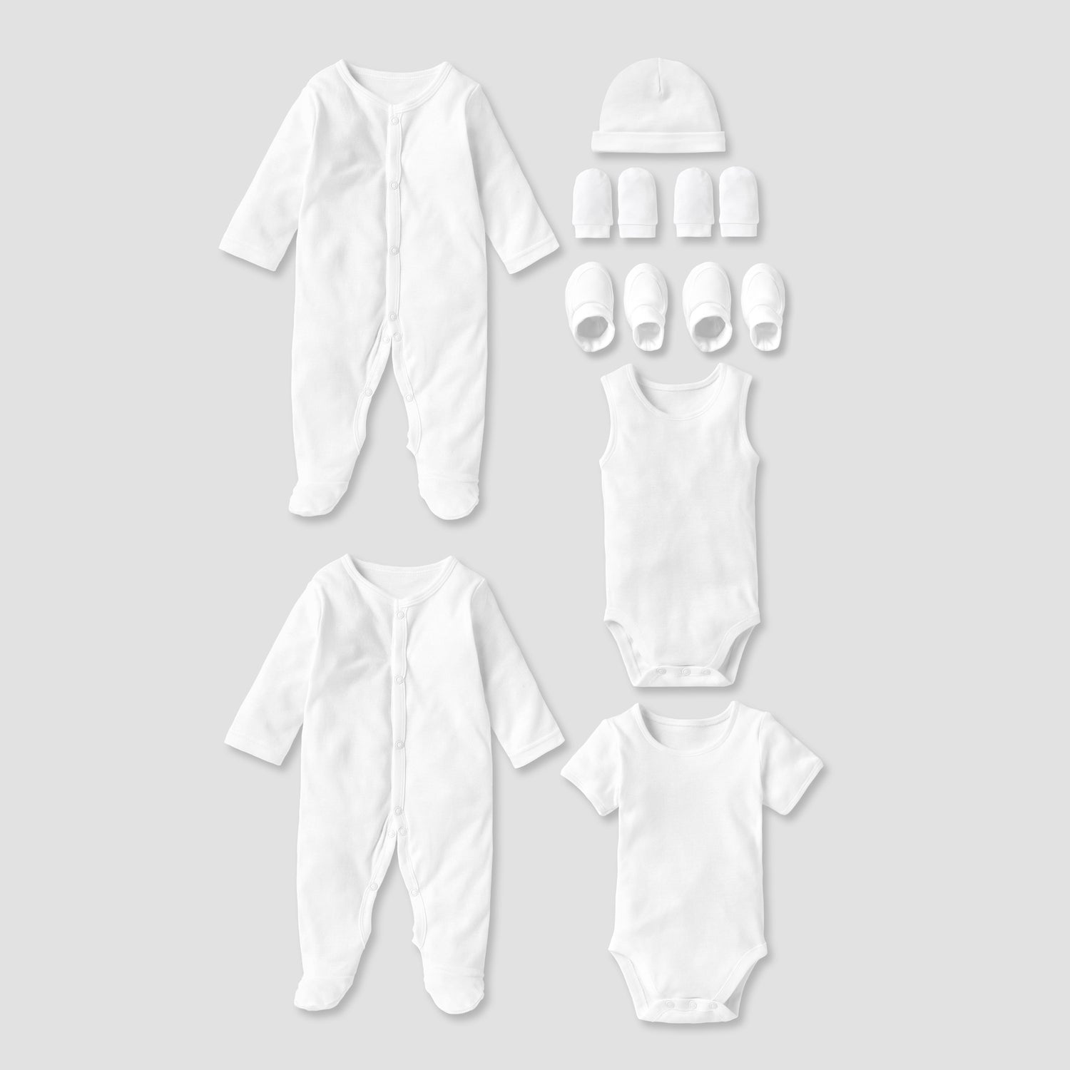 Juniors Solid 8-piece Apparel Set