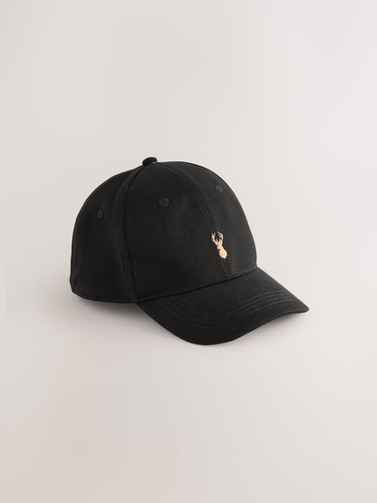 Black Stag Hat (1-16yrs) - Black / 11-13 Years (146-158cm)