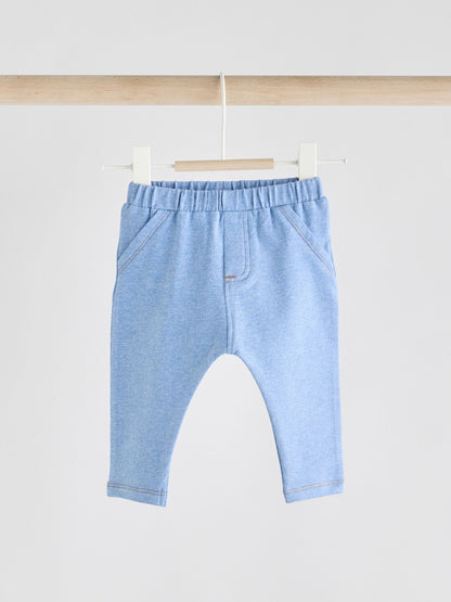 Blue Baby Leggings 2 Pack (0mths-2yrs) - Size 50cm (First Size)