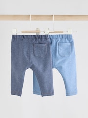 Blue Baby Leggings 2 Pack (0mths-2yrs) - Size 50cm (First Size)
