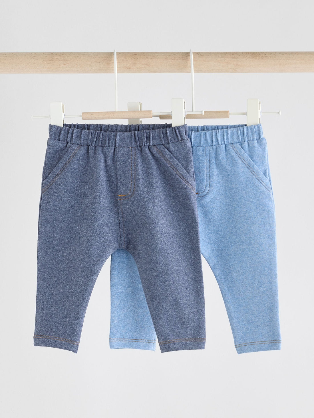 Blue Baby Leggings 2 Pack (0mths-2yrs) - Size 50cm (First Size) - Option 1