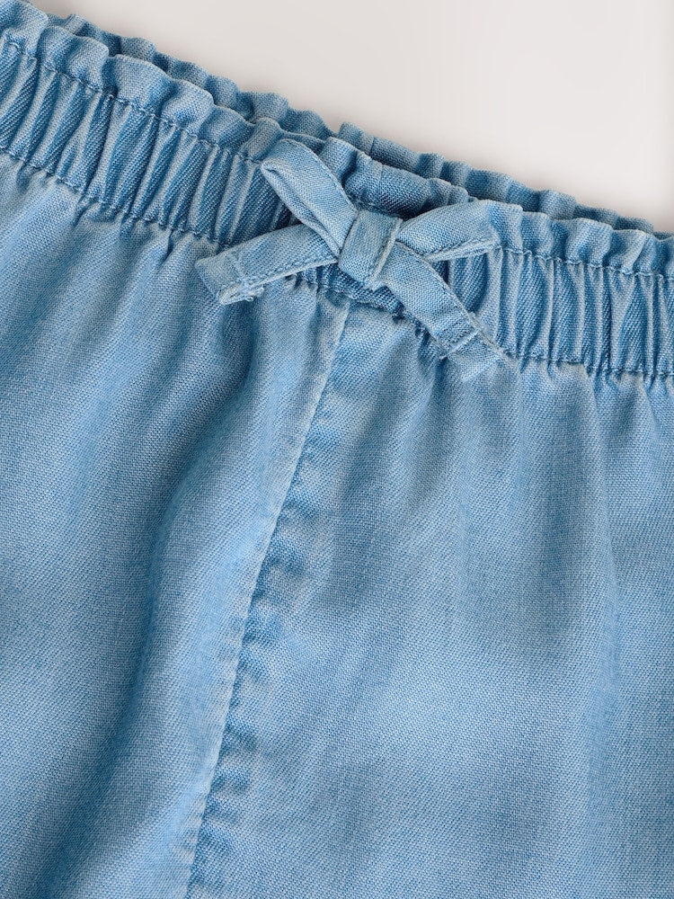 Blue Denim Tencel Baby Trousers (0mths-2yrs)