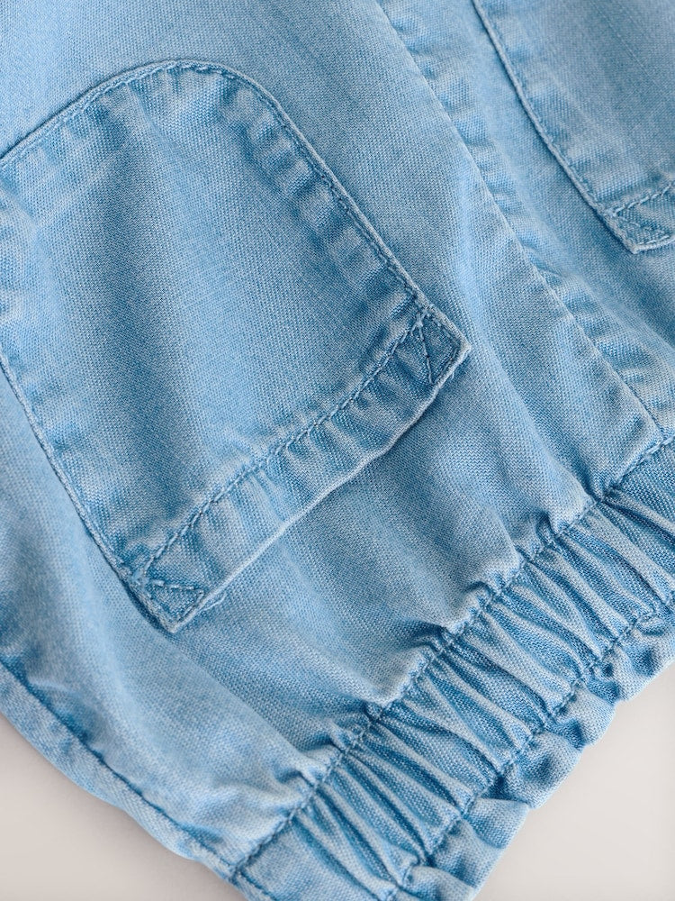 Blue Denim Tencel Baby Trousers (0mths-2yrs)
