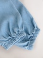 Blue Denim Tencel Baby Trousers (0mths-2yrs) - Size Up to 1 Month (56cm)