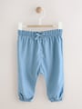 Blue Denim Tencel Baby Trousers (0mths-2yrs) - Size Up to 1 Month (56cm)