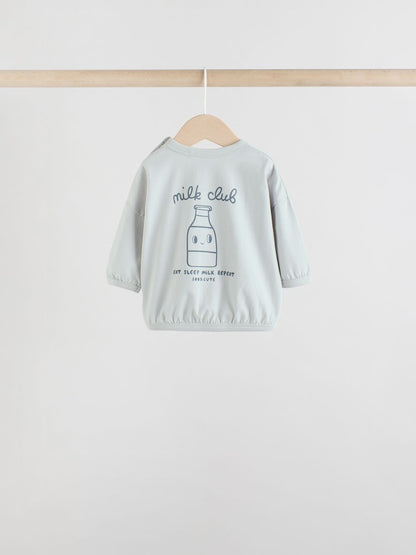 Blue Milk Club Tops and Leggings 6 Piece Baby Set (0mths-3yrs)