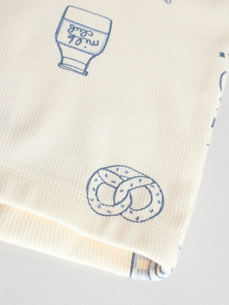 Blue Milk Club Tops and Leggings 6 Piece Baby Set (0mths-3yrs)