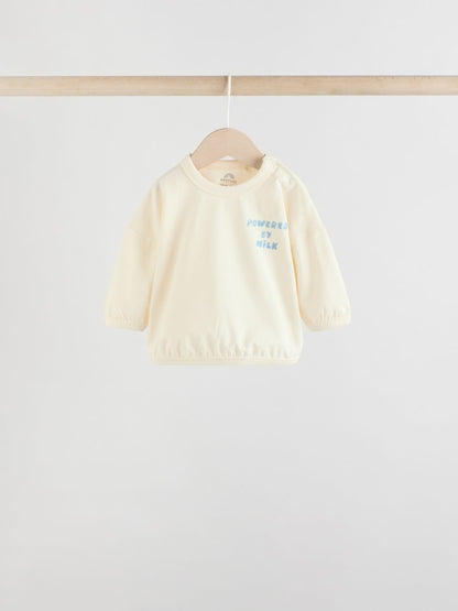 Blue Milk Club Tops and Leggings 6 Piece Baby Set (0mths-3yrs)