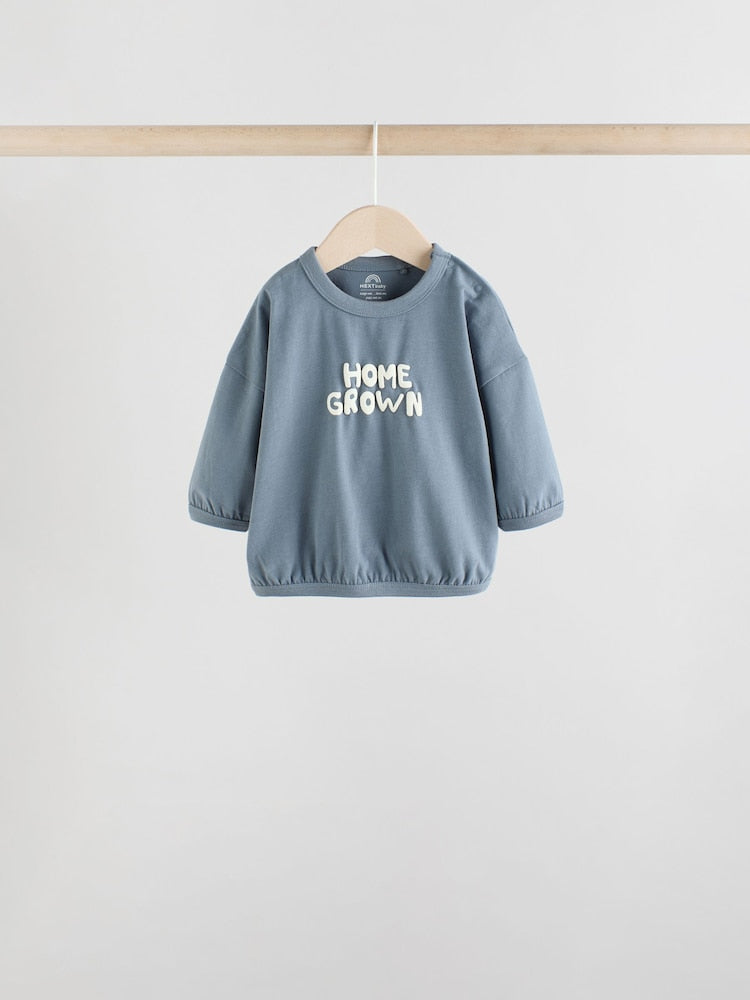 Blue Milk Club Tops and Leggings 6 Piece Baby Set (0mths-3yrs)