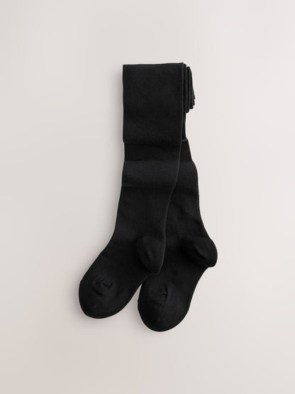 Navy Blue Cotton Rich School Tights - Size Up To 6 Months (50 - 68cm) - Navy Blue