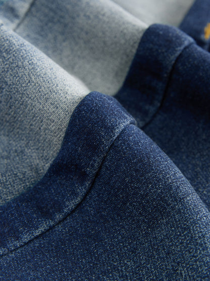 Blue Denim Regular Fit Jogger Jeans With Comfort Stretch 2 Pack (3mths-7yrs) - Size 3-6 Months (62-68cm)