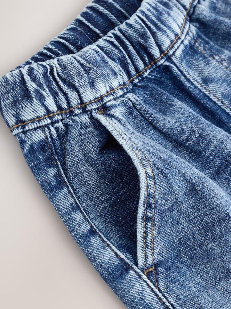 Mid Blue Dog Cargo Jeans (3mths-7yrs)