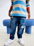 Mid Blue Farm Character Wide Fit Barrel Jeans (3mths-7yrs) - Mid Blue Farm Character Wide Fit Barrel / 12-18 Months (80-86cm)