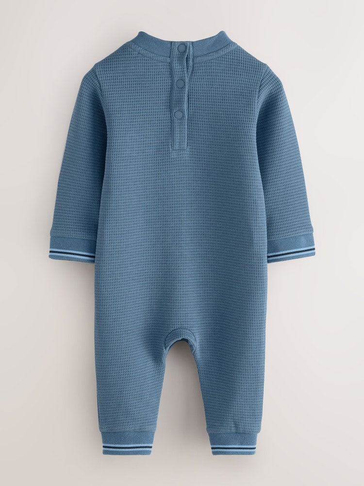 Baker by Ted Baker Textured Long Sleeve Romper