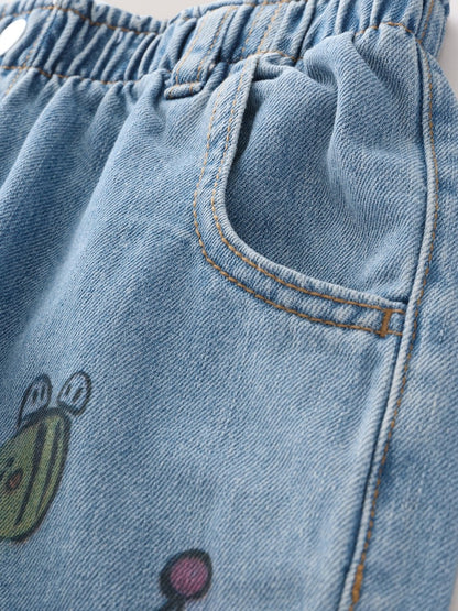 Denim Character Printed Jeans (3mths-7yrs)