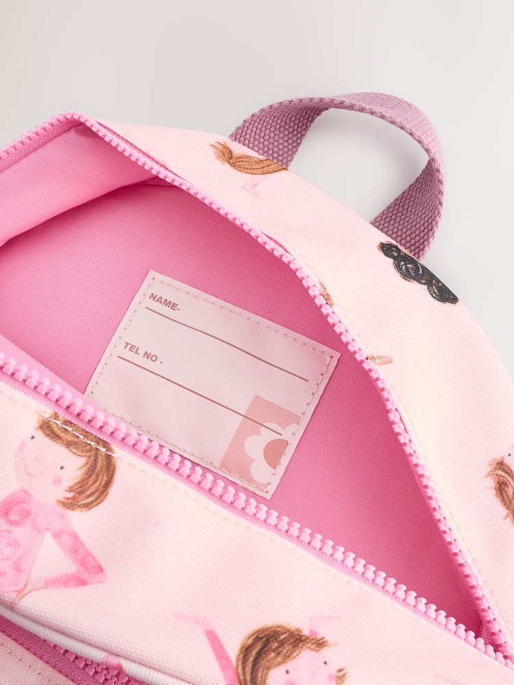 Ballet/Pink Backpack - Size One
