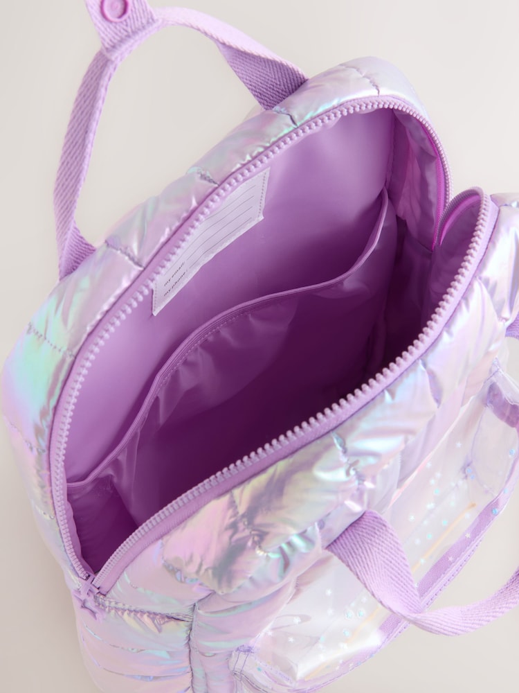 Lilac Unicorn Backpack - Size One