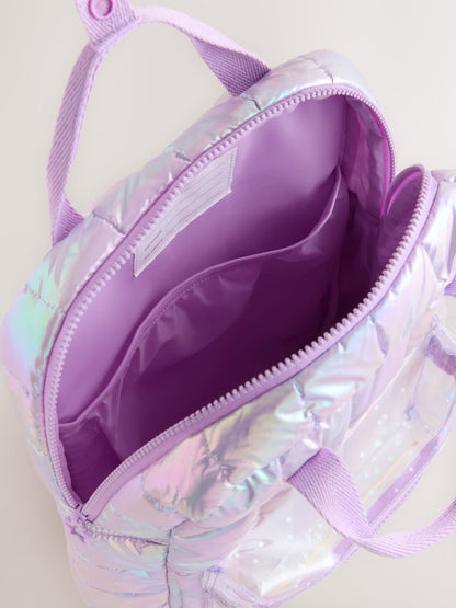 Lilac Unicorn Backpack - Size One