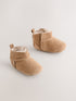Tan Brown Suede Baby Pull-On Boots (0-24mths) - Tan Brown / Up To 3 Months (50 - 62cm)