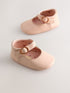 Pink Mary Jane Baby Shoes (0-24mths) - Size Up To 3 Months (50 - 62cm) - Pink
