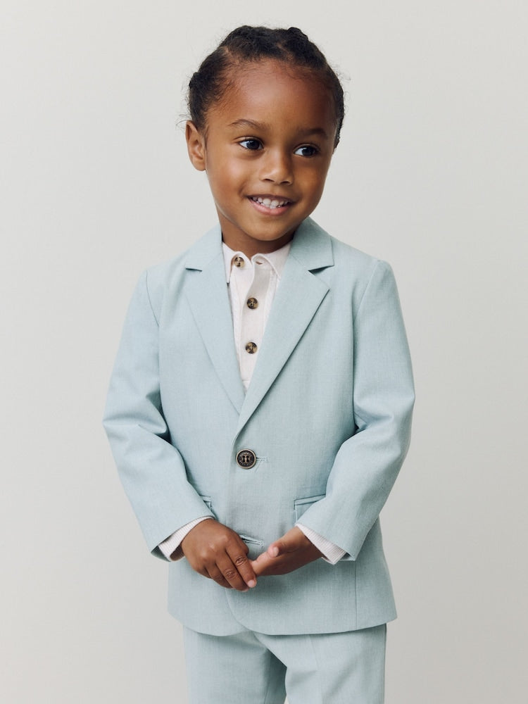 Mineral Blue Blazer (3mths-9yrs) - Size 3-6 Months (62-68cm)