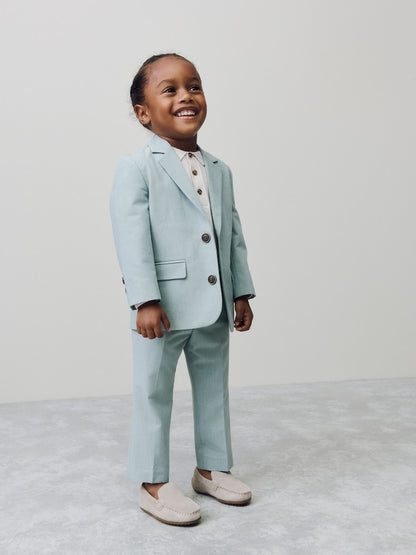 Mineral Blue Blazer (3mths-9yrs) - Size 3-6 Months (62-68cm)