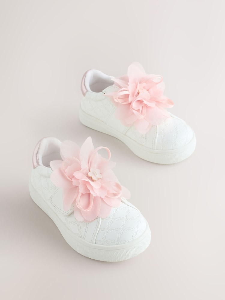 Baker by Ted Baker Girls Organza Corsage Trainers