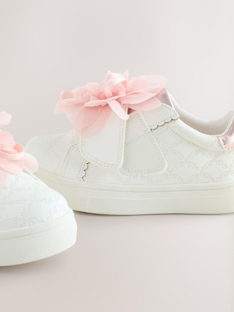 Baker by Ted Baker Girls Organza Corsage Trainers