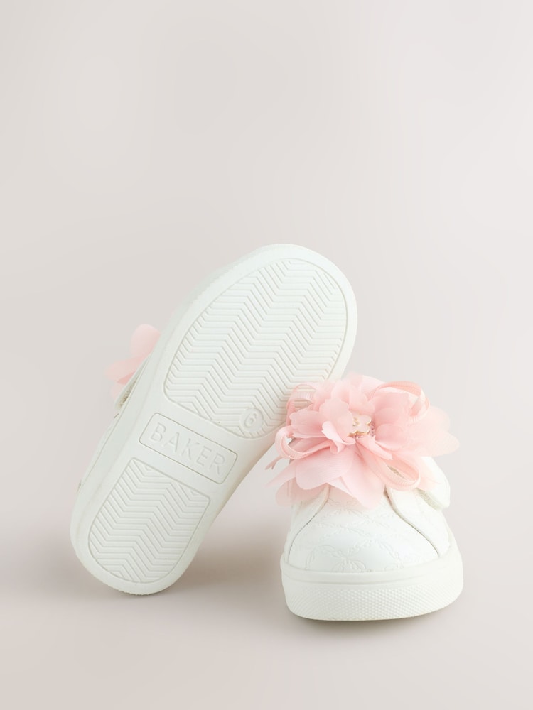 Baker by Ted Baker Girls Organza Corsage Trainers