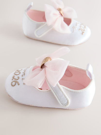 Baker by Ted Baker Baby Girls Born in 2026 Mary Jane Padders Shoes - Size Up To 3 Months (50 - 62cm)