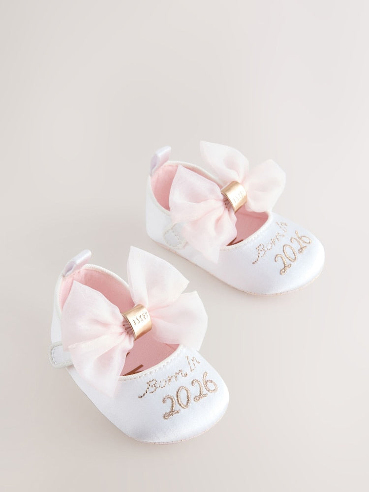 Baker by Ted Baker Baby Girls Born in 2026 Mary Jane Padders Shoes - Up to 1 Month (50-56cm)