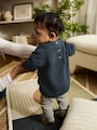 Blue Baby Knitted Jumper and Leggings Set (0mths-2yrs) - Size Up to 1 Month (56cm)
