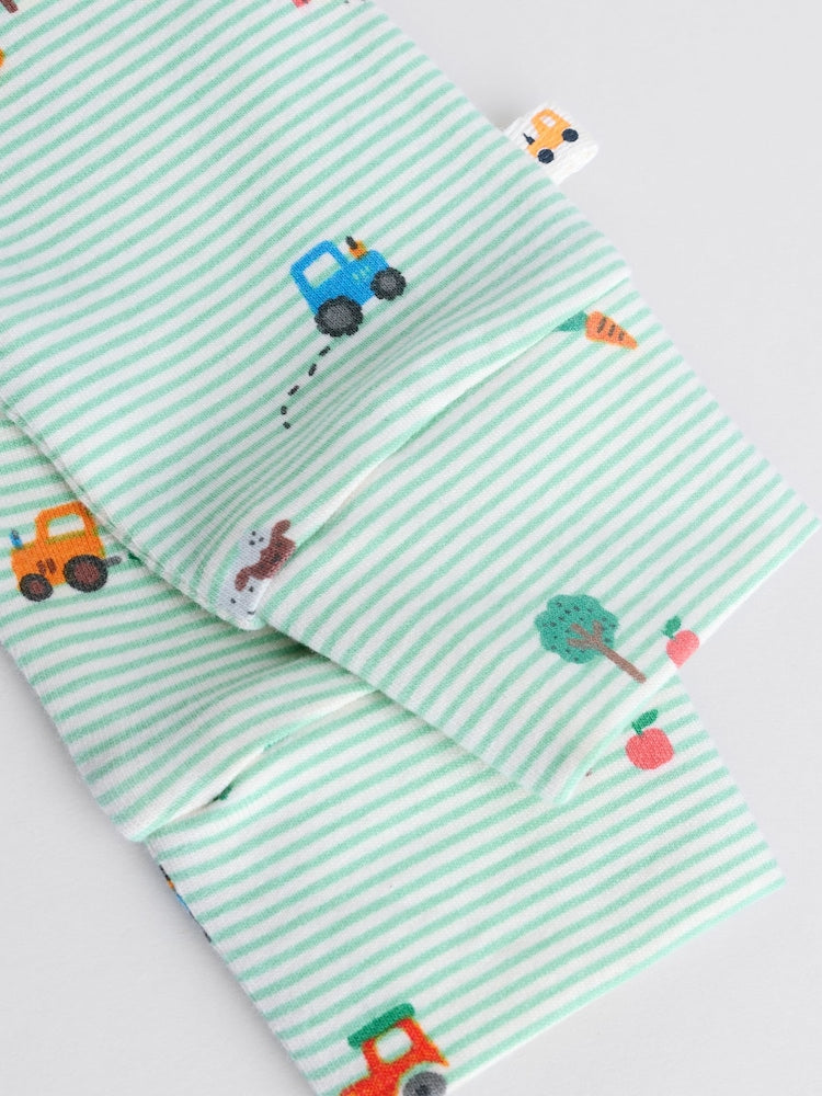 Bright Farm Tops and Leggings 6 Piece Baby Set (0mths-3yrs)
